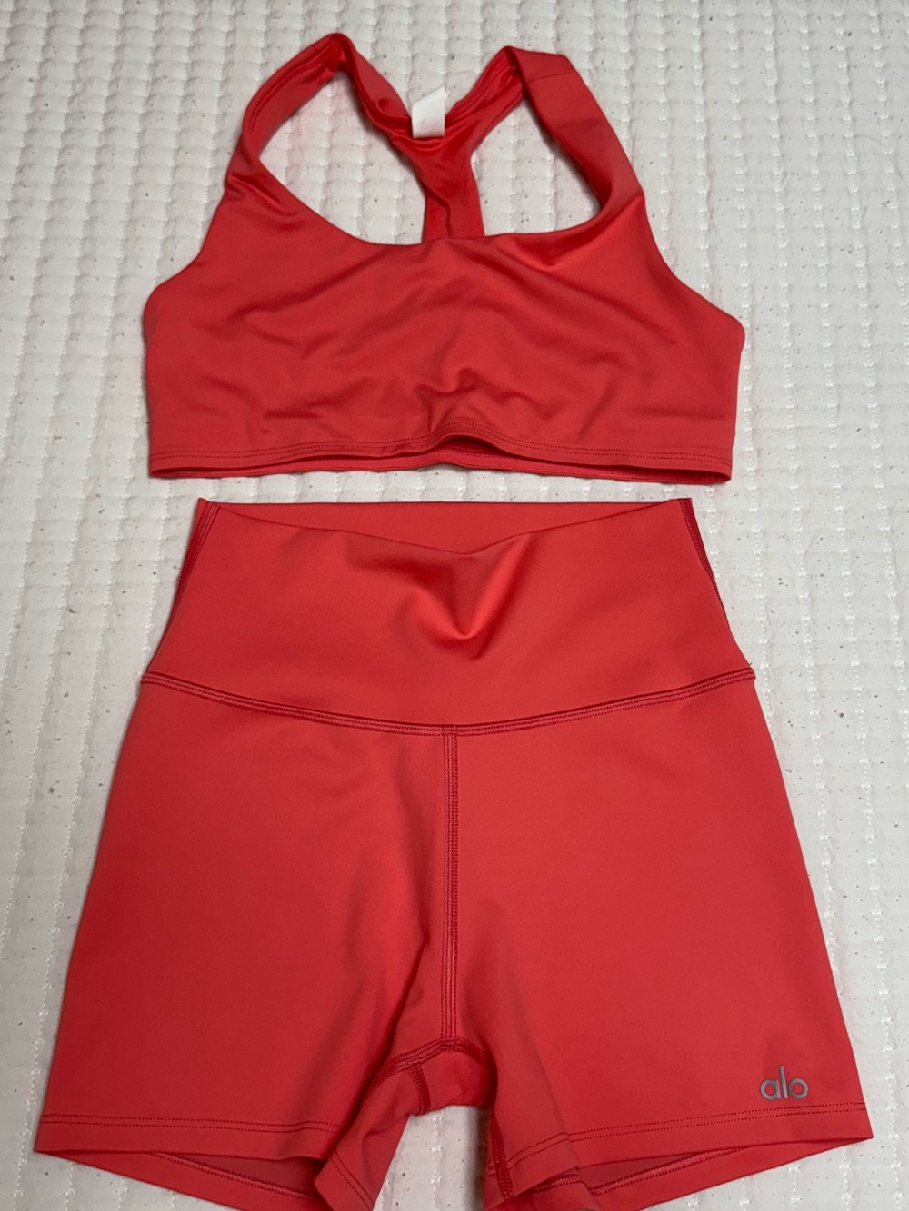 Women's Alo Candy Orange Set